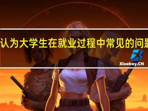 你认为大学生在就业过程中常见的问题有哪些,应当如何解决