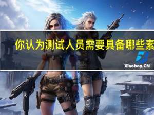 你认为测试人员需要具备哪些素质