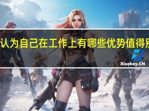 你认为自己在工作上有哪些优势值得别人借鉴