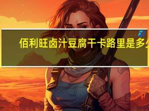 佰利旺 卤汁豆腐干卡路里是多少