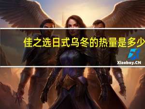 佳之选 日式乌冬的热量是多少