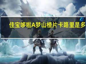 佳宝 哆啦A梦山楂片卡路里是多少