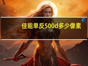 佳能单反500d多少像素（佳能单反500d）