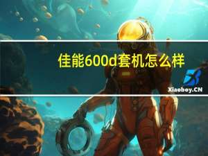 佳能600d套机怎么样（佳能600d套机标准配置都有什么）