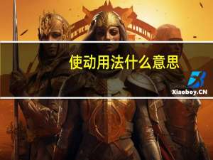 使动用法什么意思