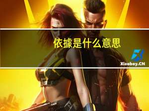 依據是什么意思