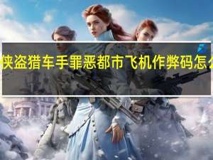 侠盗猎车手罪恶都市飞机作弊码怎么没有