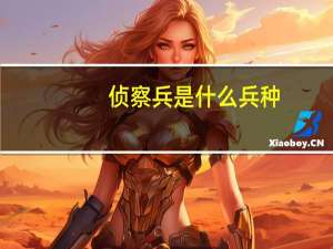 侦察兵是什么兵种