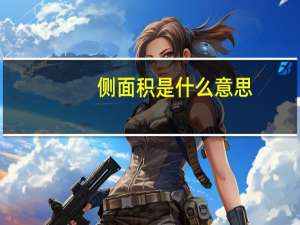 侧面积是什么意思（侧面积）