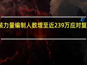 俄武装力量编制人数增至近239万 应对复杂安全挑战