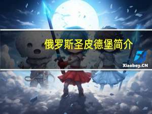 俄罗斯圣皮德堡简介