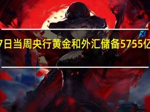 俄罗斯至10月27日当周央行黄金和外汇储备 5755亿美元前值5732亿美元