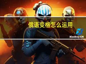俄语变格怎么运用