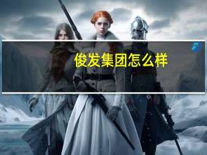 俊发集团怎么样