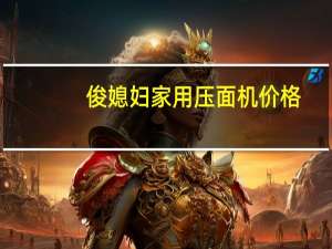 俊媳妇家用压面机价格