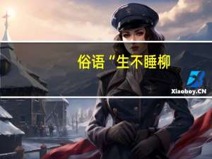 俗语“生不睡柳，死不睡杨”是什么意思