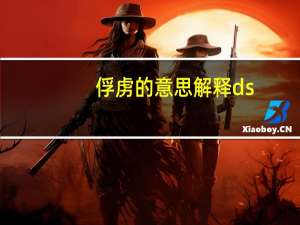 俘虏的意思解释ds（俘虏的意思）