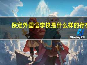 保定外国语学校是什么样的存在