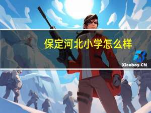 保定河北小学怎么样