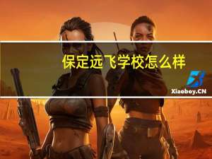 保定远飞学校怎么样