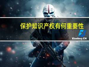 保护知识产权有何重要性
