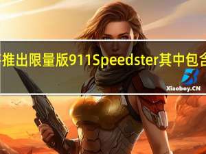 保时捷将推出限量版911 Speedster 其中包含一些重要选项