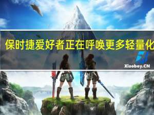 保时捷爱好者正在呼唤更多轻量化车型