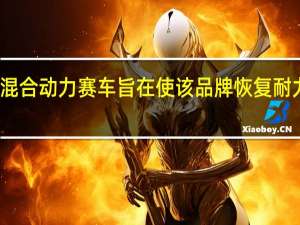 保时捷的新混合动力赛车旨在使该品牌恢复耐力赛车的主导地位