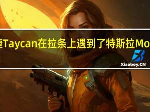 保时捷Taycan在拉条上遇到了特斯拉Model S P100D