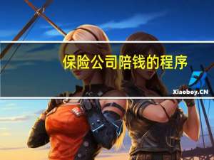 保险公司陪钱的程序