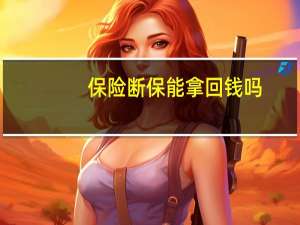 保险断保能拿回钱吗