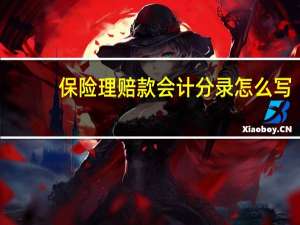 保险理赔款会计分录怎么写（保险理赔款会计分录）