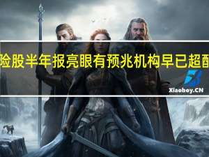 保险股半年报亮眼有预兆 机构早已超配“抢筹”