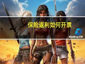 保险返利如何开票
