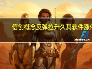 信创概念反弹拉升 久其软件涨停