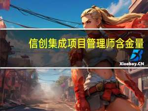信创集成项目管理师含金量