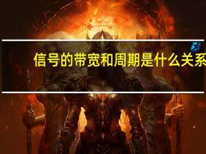 信号的带宽和周期是什么关系