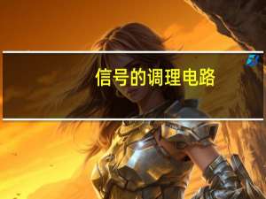 信号的调理电路