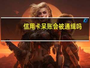 信用卡呆账会被通缉吗
