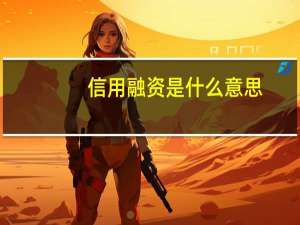 信用融资是什么意思