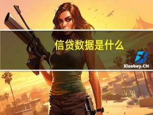 信贷数据是什么