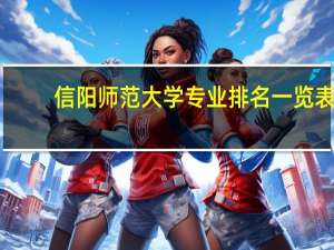 信阳师范大学专业排名一览表