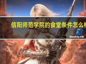 信阳师范学院的食堂条件怎么样