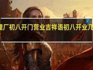 修理厂初八开门营业吉祥语 初八开业几点是吉时