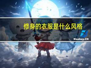 修身的衣服是什么风格