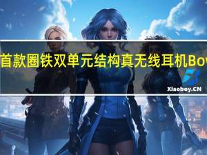 倍思推出了其首款圈铁双单元结构真无线耳机BowieEX售价为329元