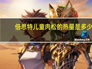 倍思特 儿童肉松的热量是多少