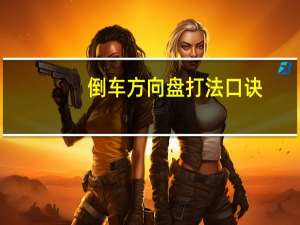 倒车方向盘打法口诀（倒车时方向盘的打法）