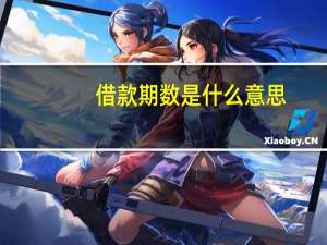 借款期数是什么意思