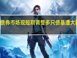 债券市场现短期调整 多只债基遭大额赎回